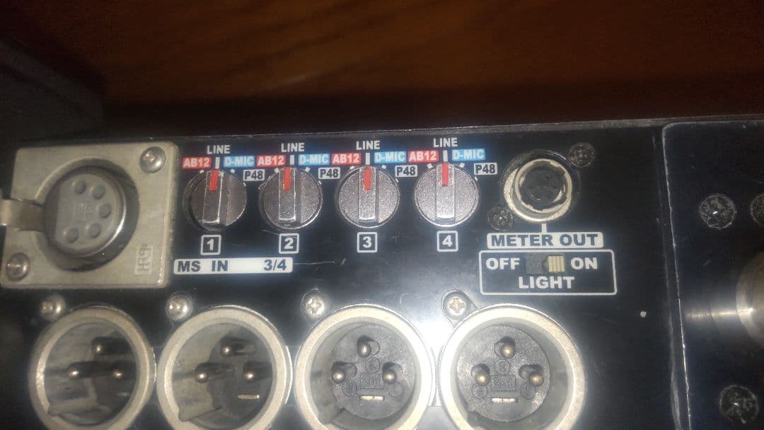 【48V12V対応】PROTECHプロテック4CHフィールドミキサーFS-40X