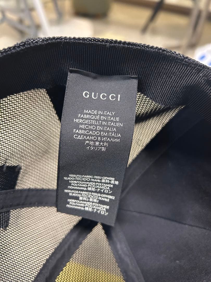 GUCCI ブラック キャップ
