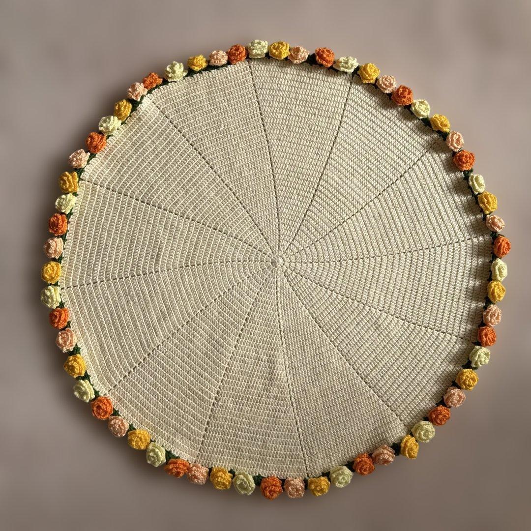 バラ•ひまわりのブーケブランケット