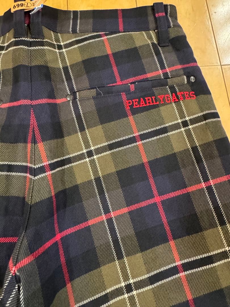 PEARLY GATES(パーリーゲイツ)秋冬チェック柄パンツ