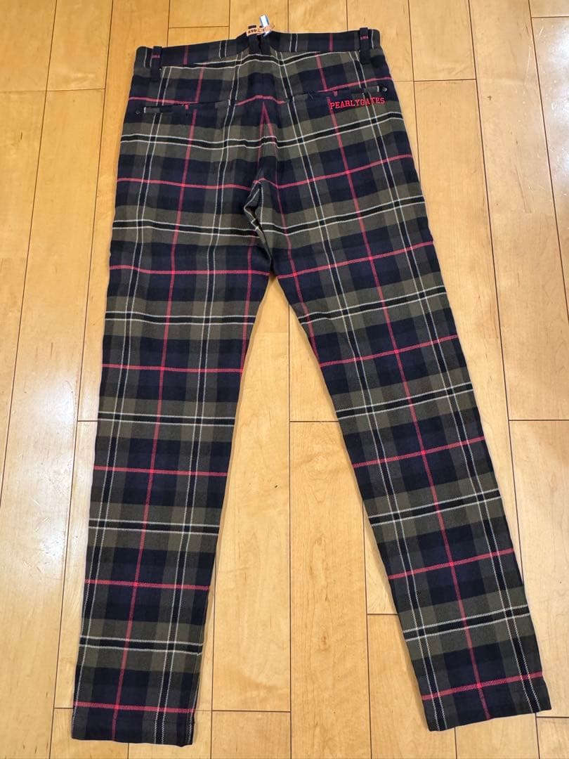 PEARLY GATES(パーリーゲイツ)秋冬チェック柄パンツ