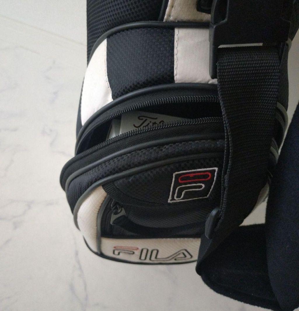 FILA キャディバッグ クラブ3本 パター1本付き バックのみも可