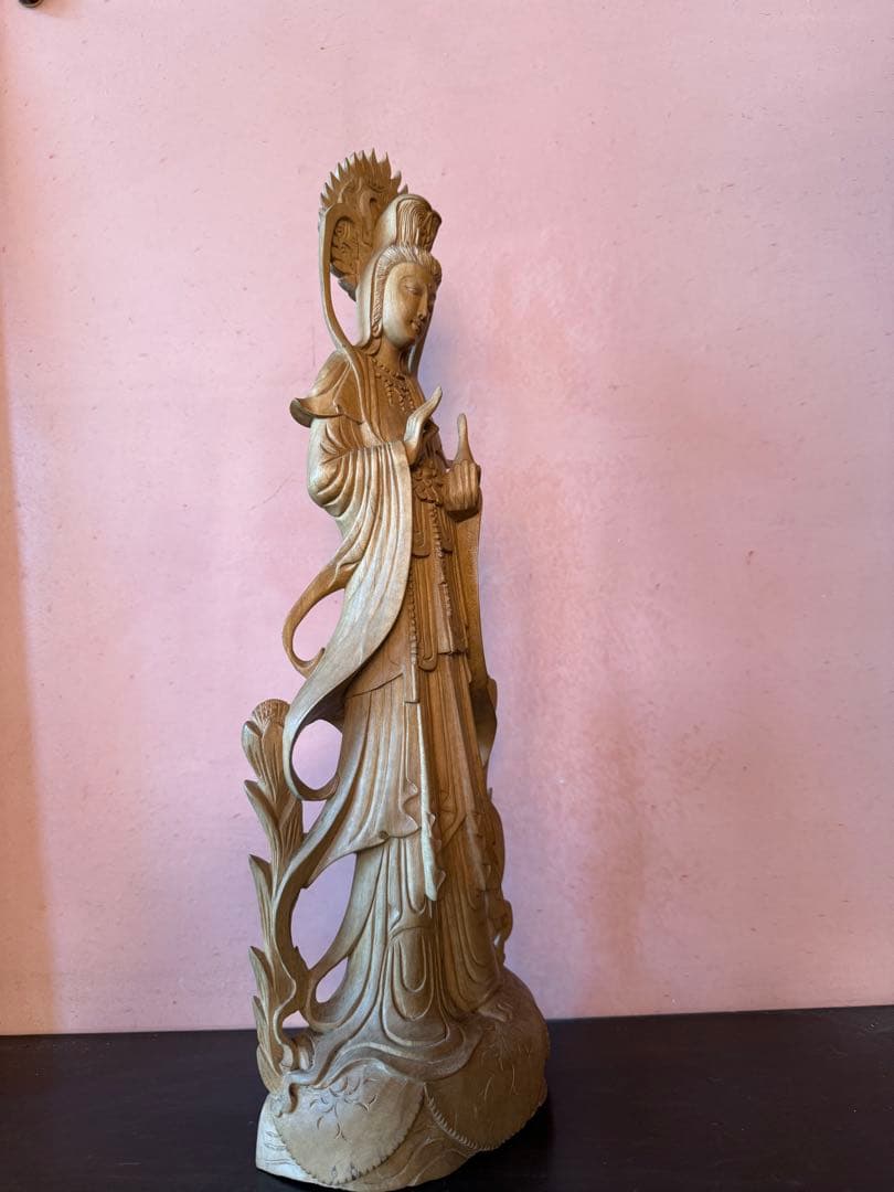 ◯木彫り、観音菩薩さま