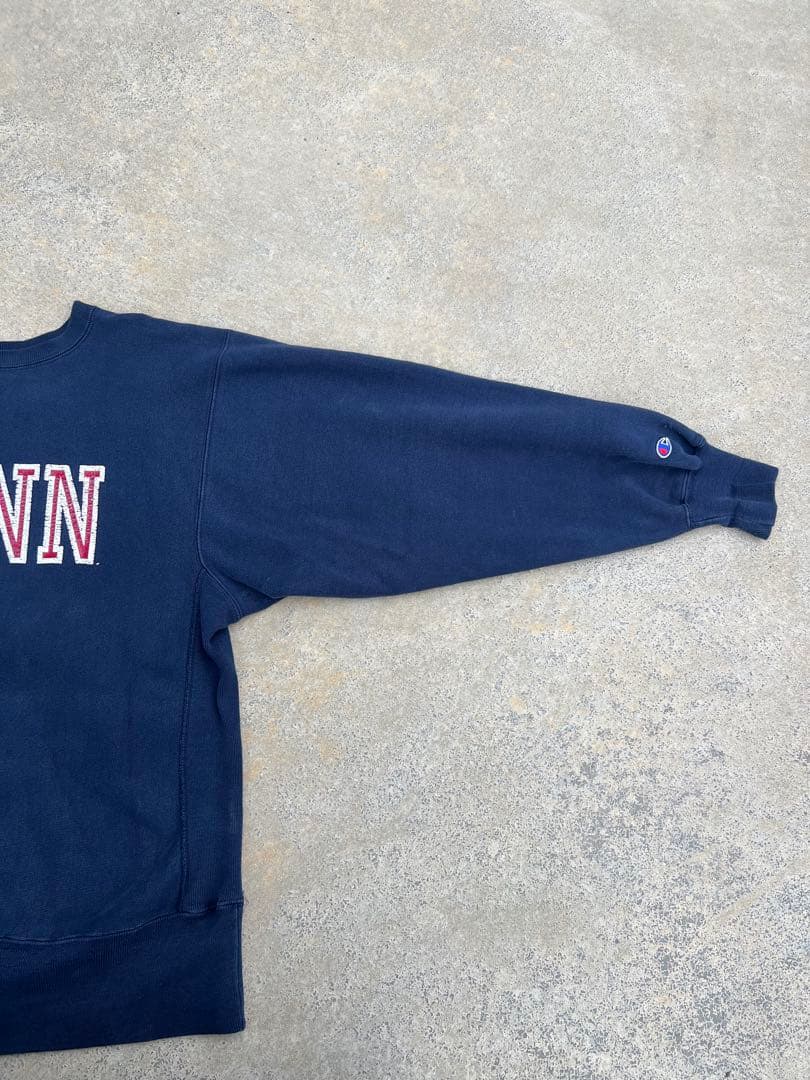 【USA製】90s Champion リバースウィーブ 両面プリントIVY