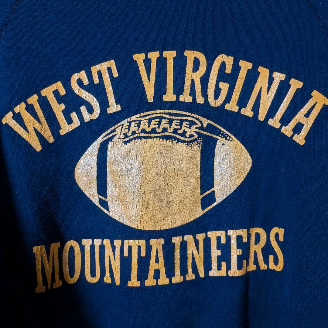 70s　USA製　ビンテージ　スウェット　三段　バージニア州　カレッジプリント