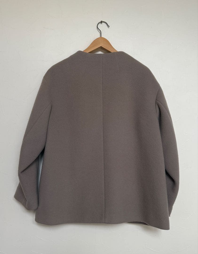 IENA イエナ MANTECO マンテコ ウールノーカラーショートコート