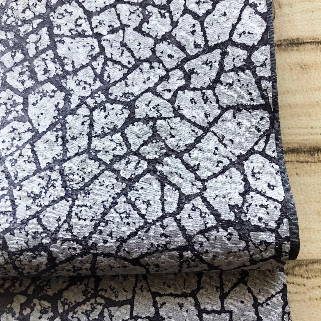 【美品❣️一目置かれる大人女子】モダングラデーションひび割れ模様 袋帯