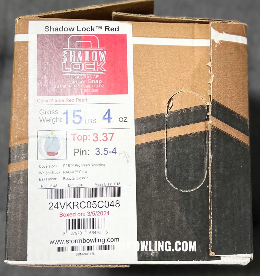 ★15ポンド試投のみ★シャドウロックレッド★ストーム★SHADOW LOCK★