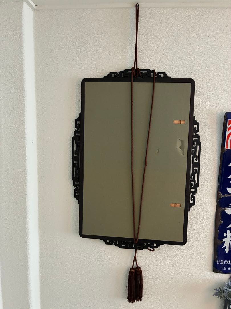 希少 骨董 酒呑み髑髏 額装 額付き 墨絵 在銘 珍品 コレクター 古美術 レア