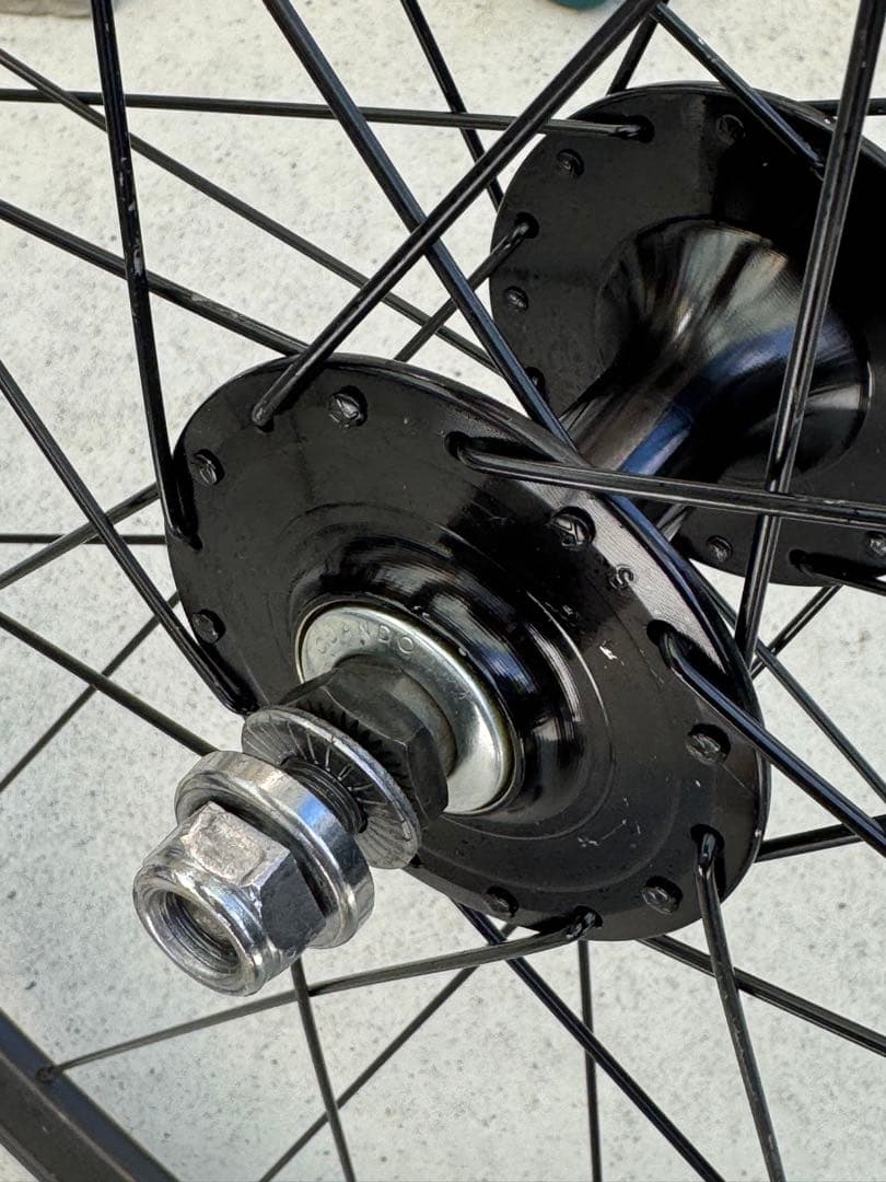 ピスト用　ブラックホイール