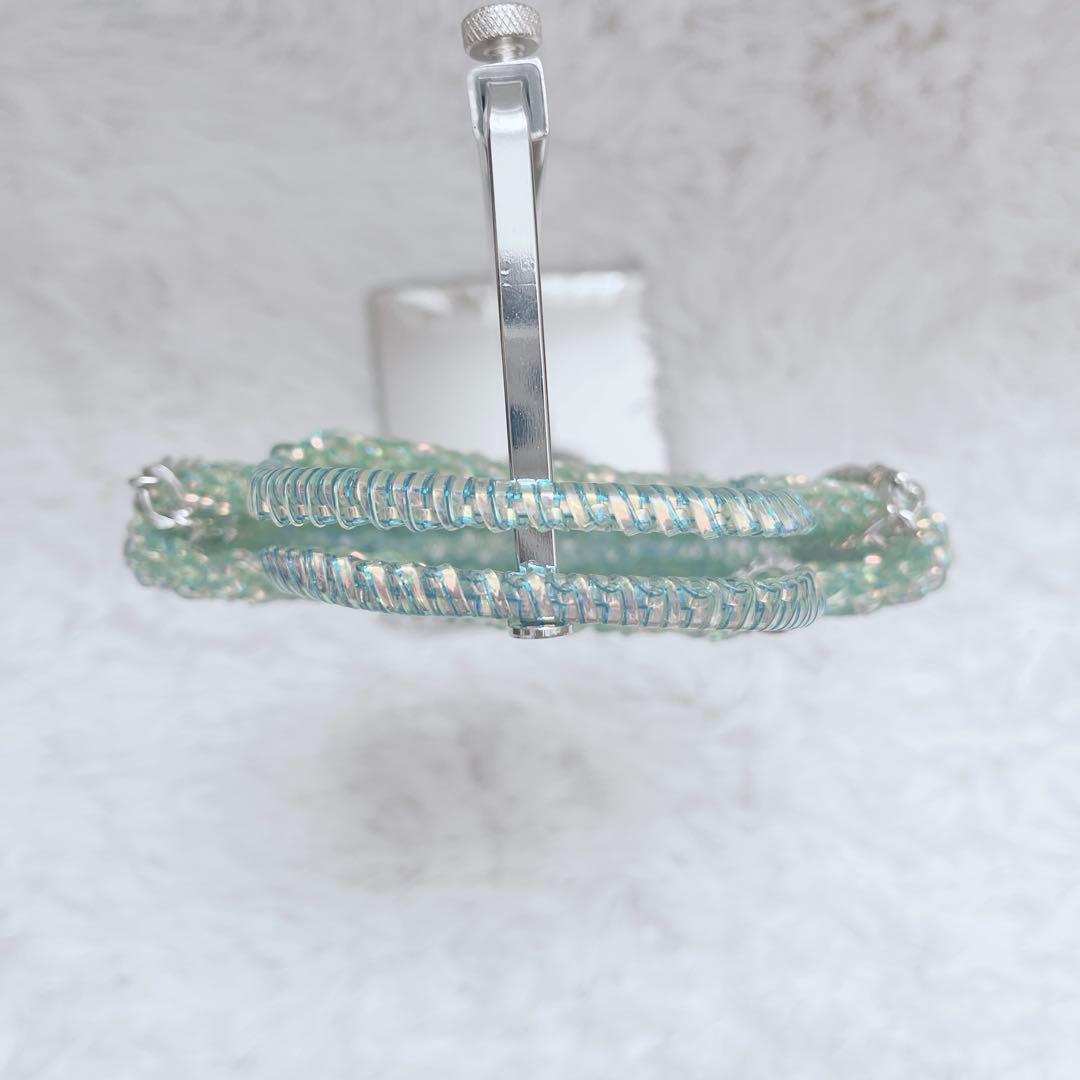 超希少カラー　アンテプリマ スクエア ショルダーチェーン オーロラグリーン