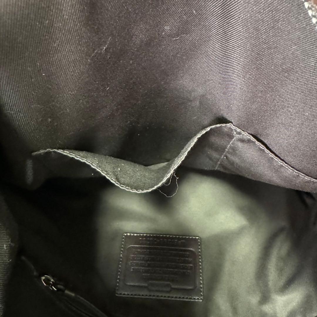 【美品】コーチ ハンドバッグ　ショルダーバッグ　 大容量 レザー 茶