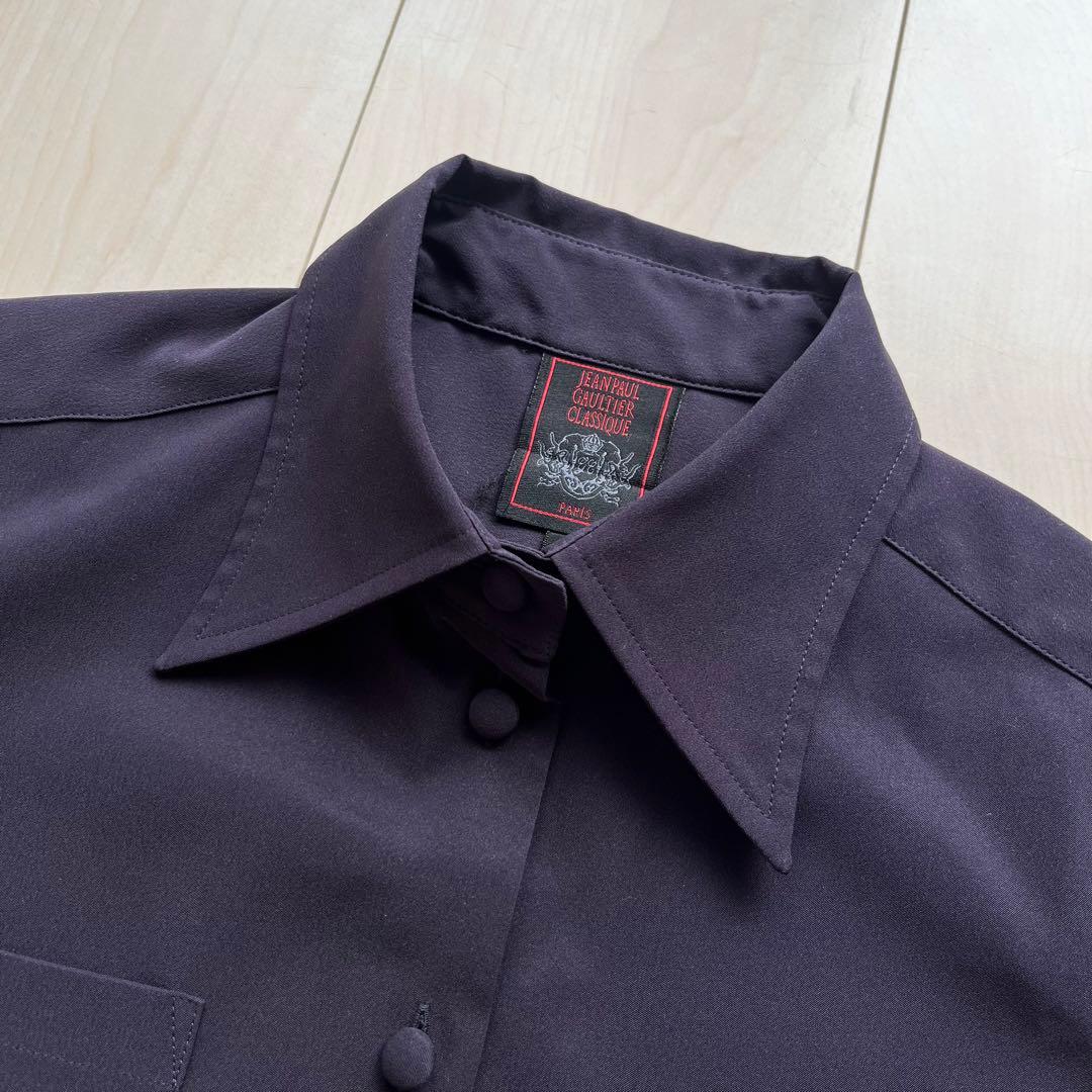 ジャンポールゴルチエ ストレッチシャツ ブラウス