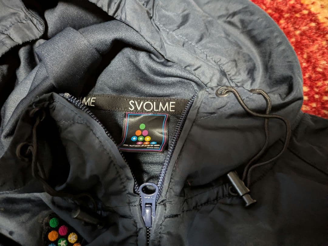 SVOLMEスボルメフード付きジャージ上下セットMサッカーフットサルネイビー