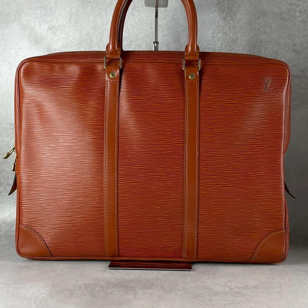 良品✨ルイヴィトン ポルトドキュマン ヴォワヤージュ ビジネスバッグ ブラウン