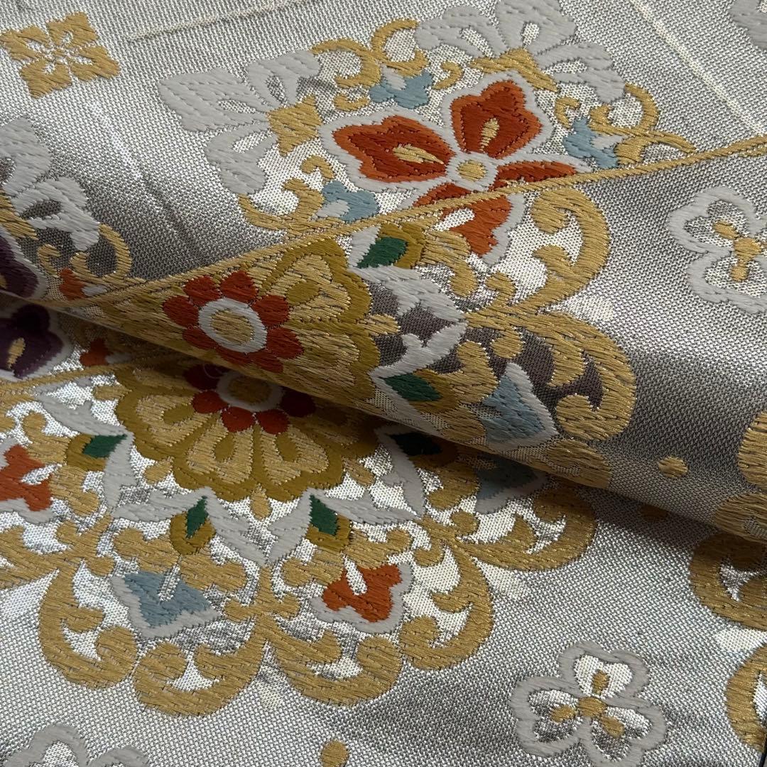 値引最終価格【志都香】正絹 袋帯 唐織 西陣織 振袖 訪問着 礼装 正倉院華文