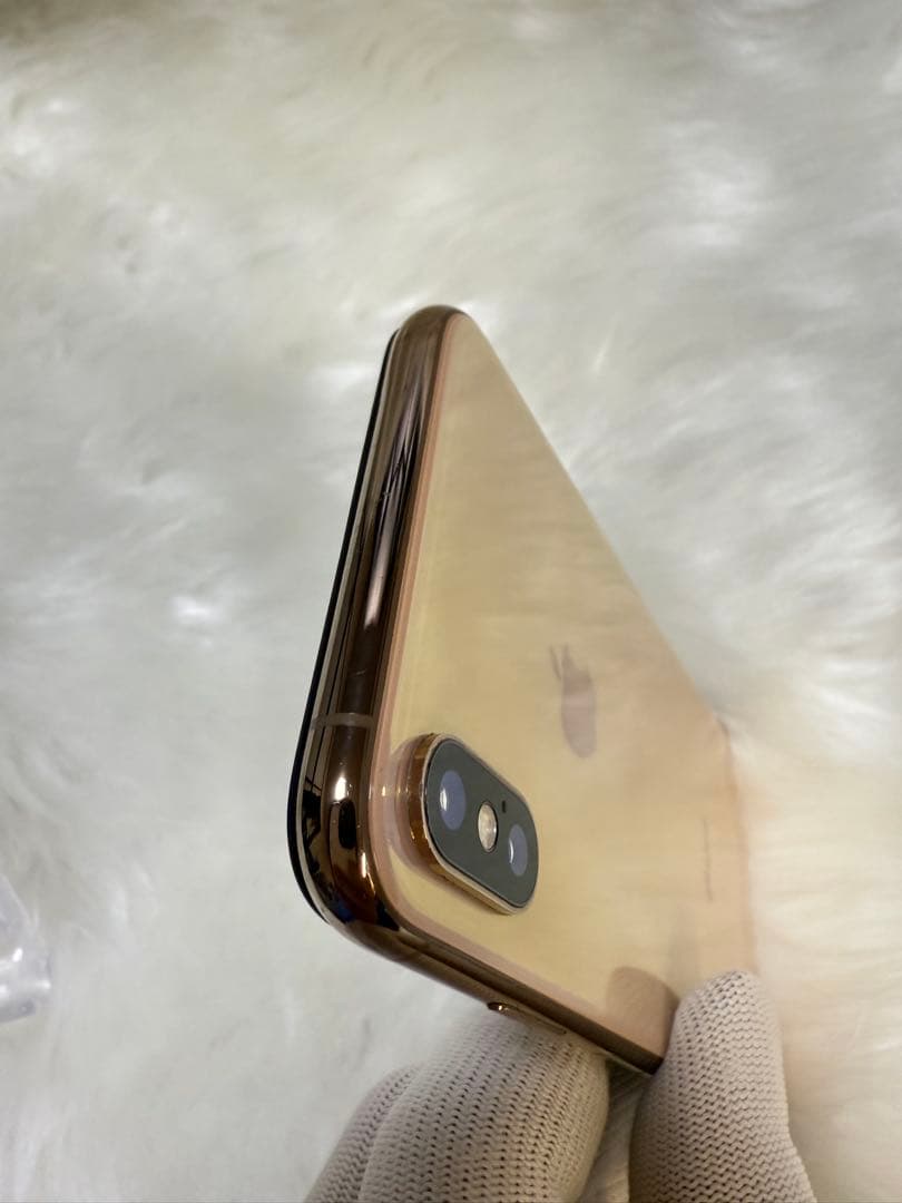 iPhone XS 256GB ゴールド 国内版SIMフリー バッテリー100％