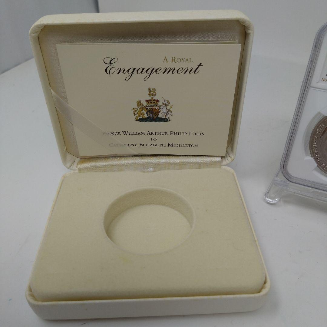 準最高鑑定　NGC-PF69　2010 オルダニー ウィリアム王子 婚約　箱付