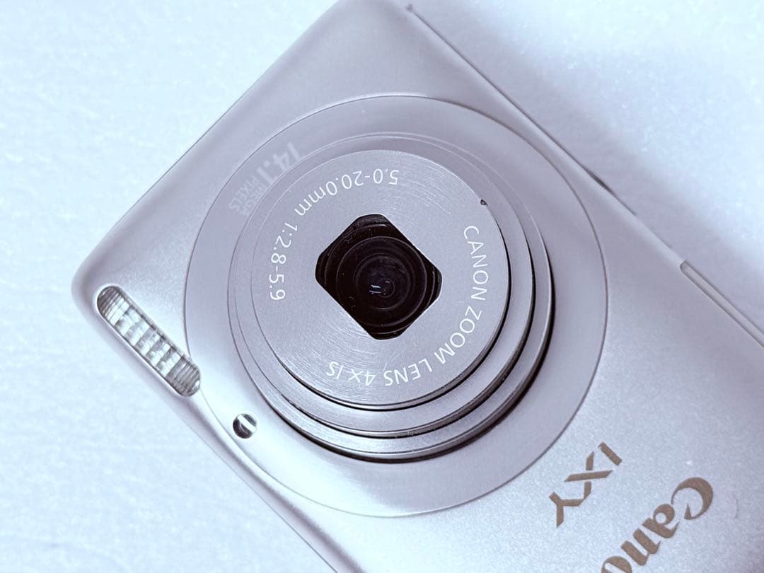 Canon IXY 400F シルバー 動作確認済 薄型 軽量 コンデジ レトロ