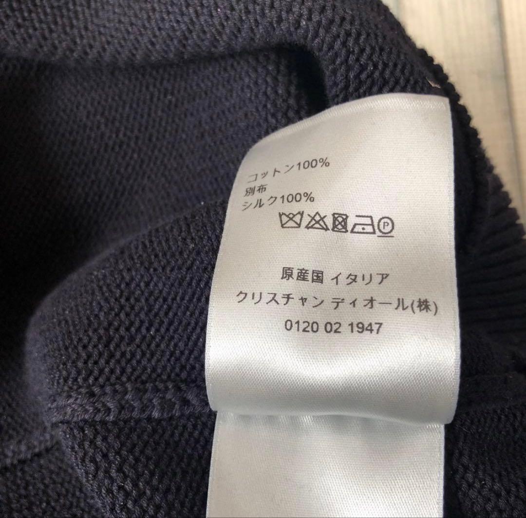 DIOR ディオール　オブリークコットンジャージー オブリーク柄　ニット　M