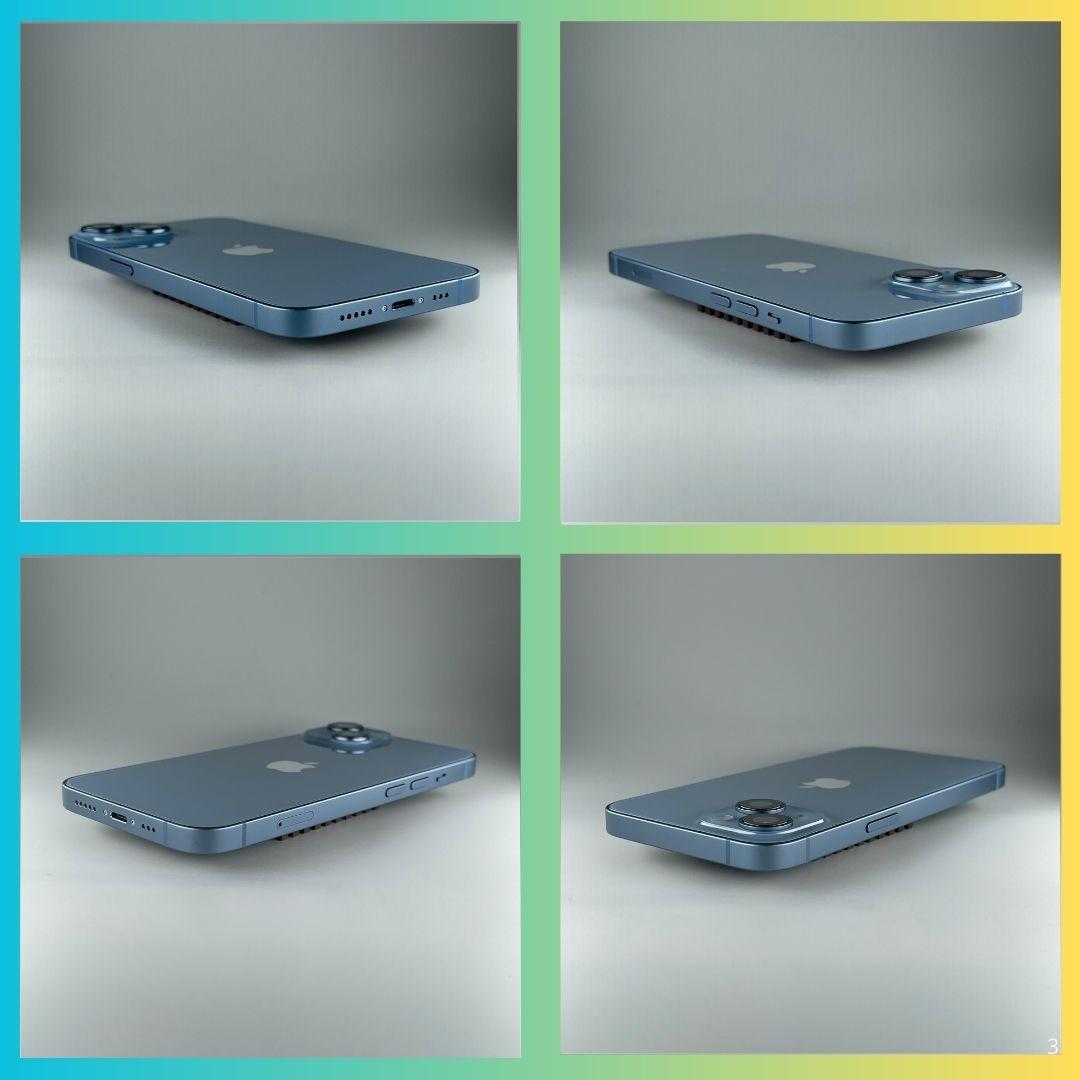 【極上品】Apple iPhone14 128GB BLUE バッテリー100％