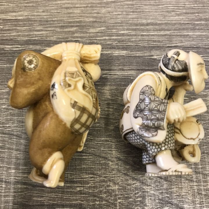 時代根付　在銘　同作者8点