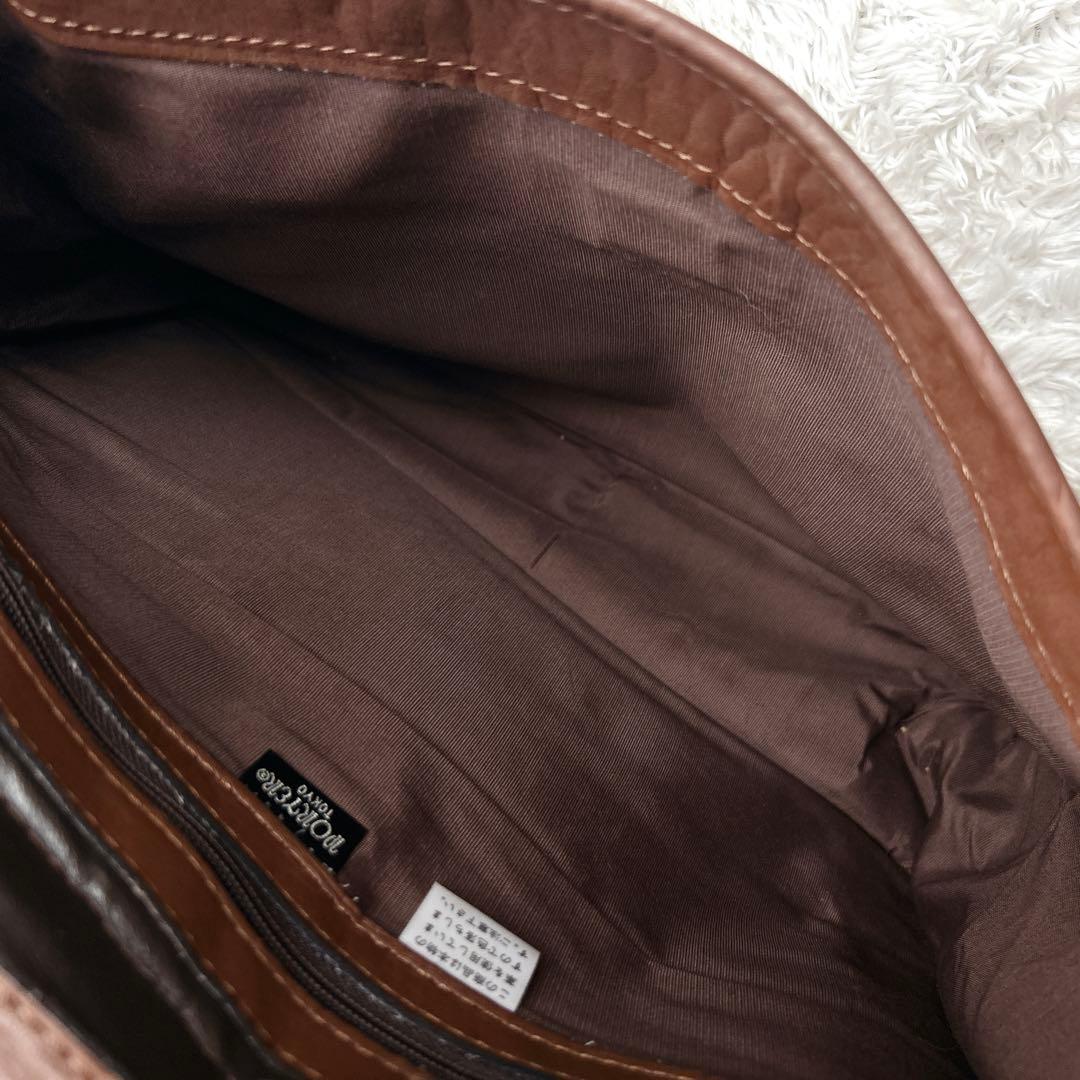 PORTER ハンドバッグ バロン メッセンジャー ブラウン 茶色