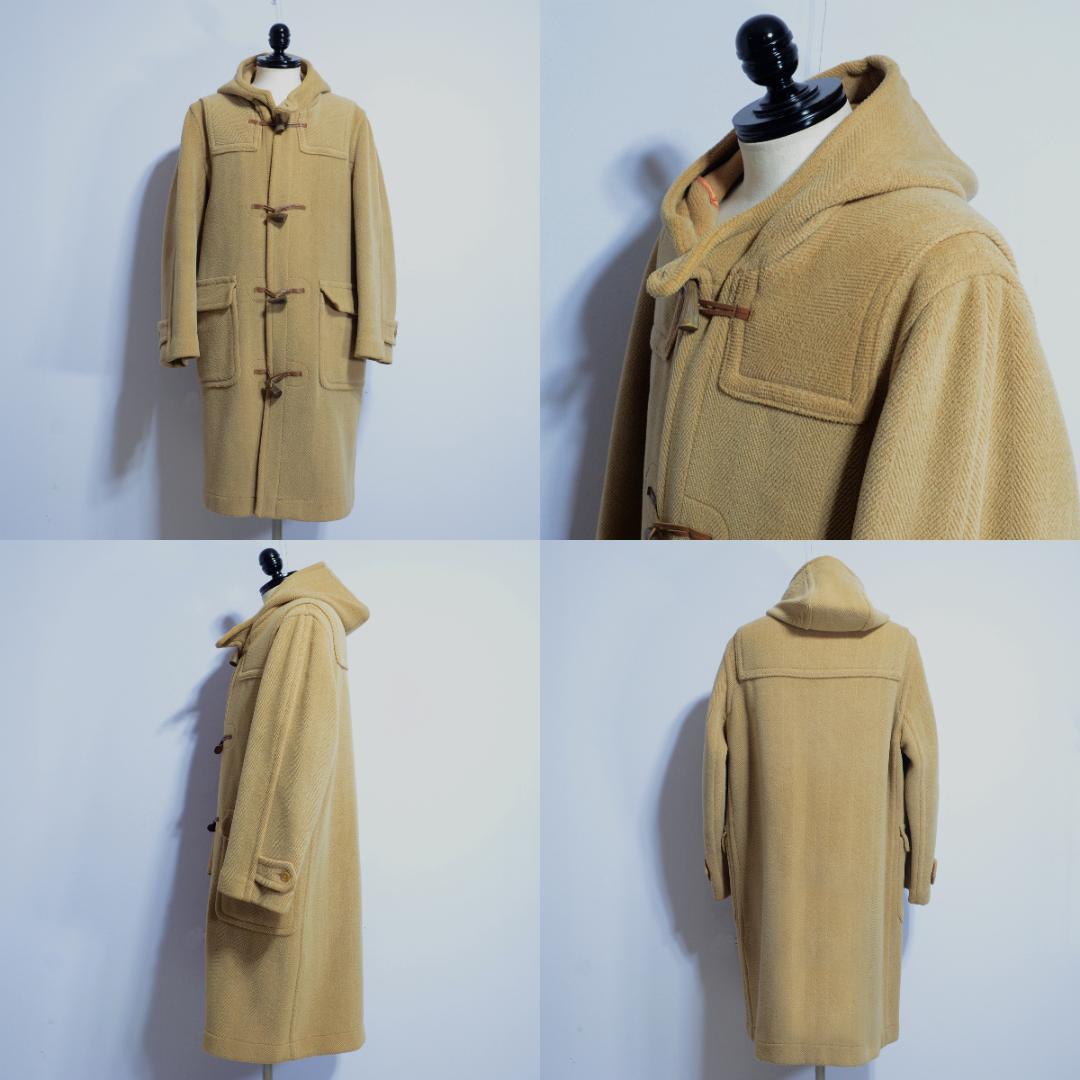 極上品 ムーアブルック チベット社 ダッフルコート Hベージュ Ｍ=38