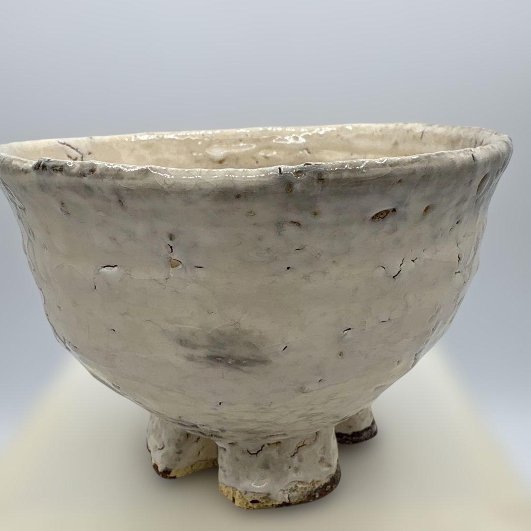 四代　真清水蔵六　金海割高台　茶盌