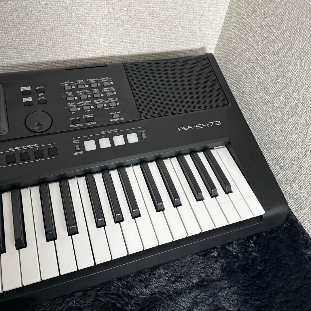 Yamaha PSR-E473 61鍵 電子キーボード 鍵盤楽器 電子ピアノ