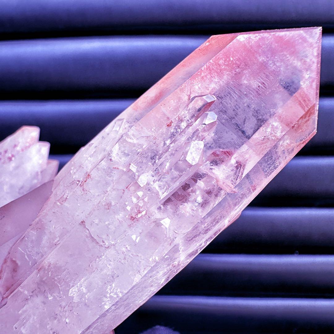 希少❗️絶品❗️超綺麗♡超強いパワー ピンクヒマラヤ クラスター水晶天然石A1535