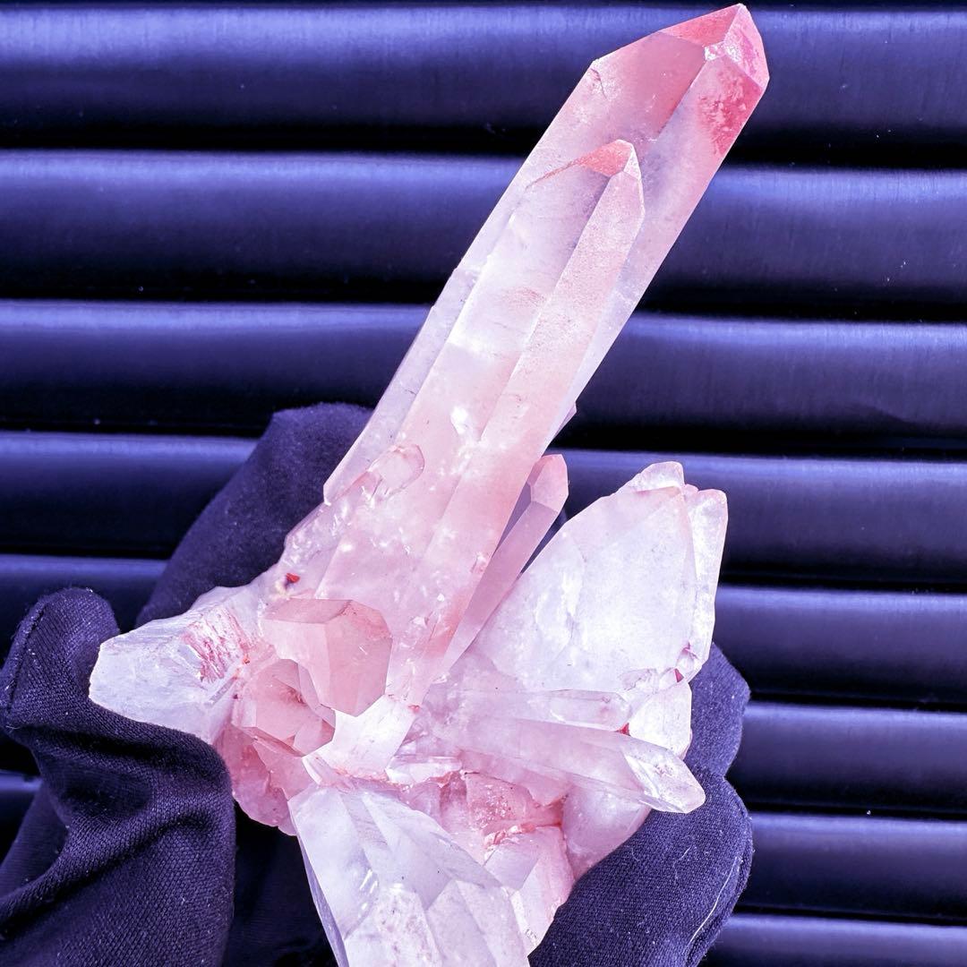 希少❗️絶品❗️超綺麗♡超強いパワー ピンクヒマラヤ クラスター水晶天然石A1535