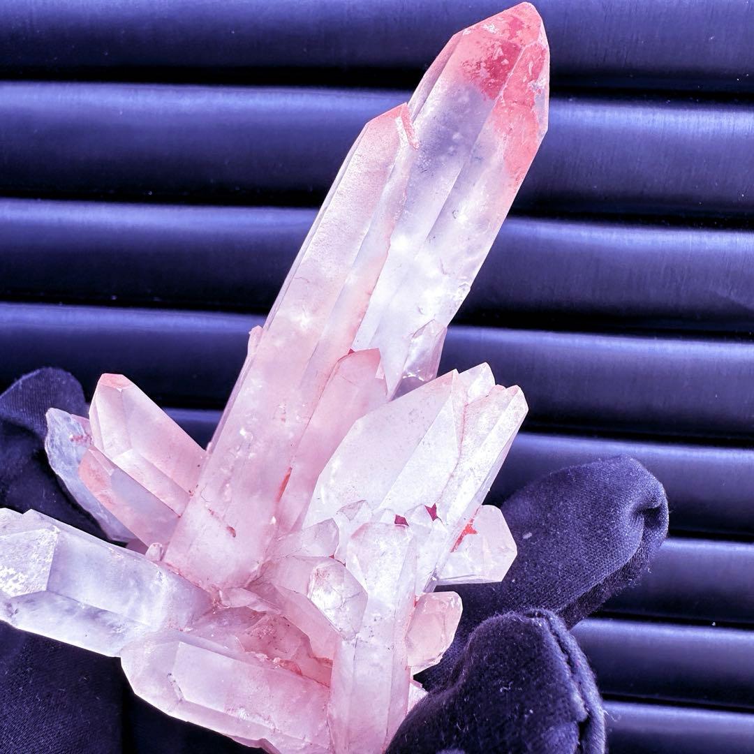 希少❗️絶品❗️超綺麗♡超強いパワー ピンクヒマラヤ クラスター水晶天然石A1535