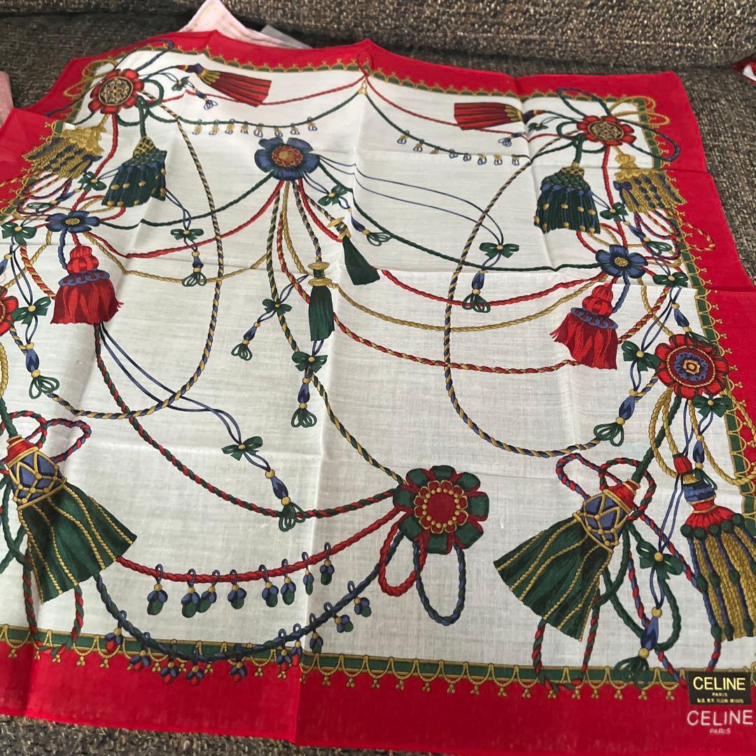 ブランドハンカチ　セット　9枚　イヴサンローラン セリーヌ ディオール 他