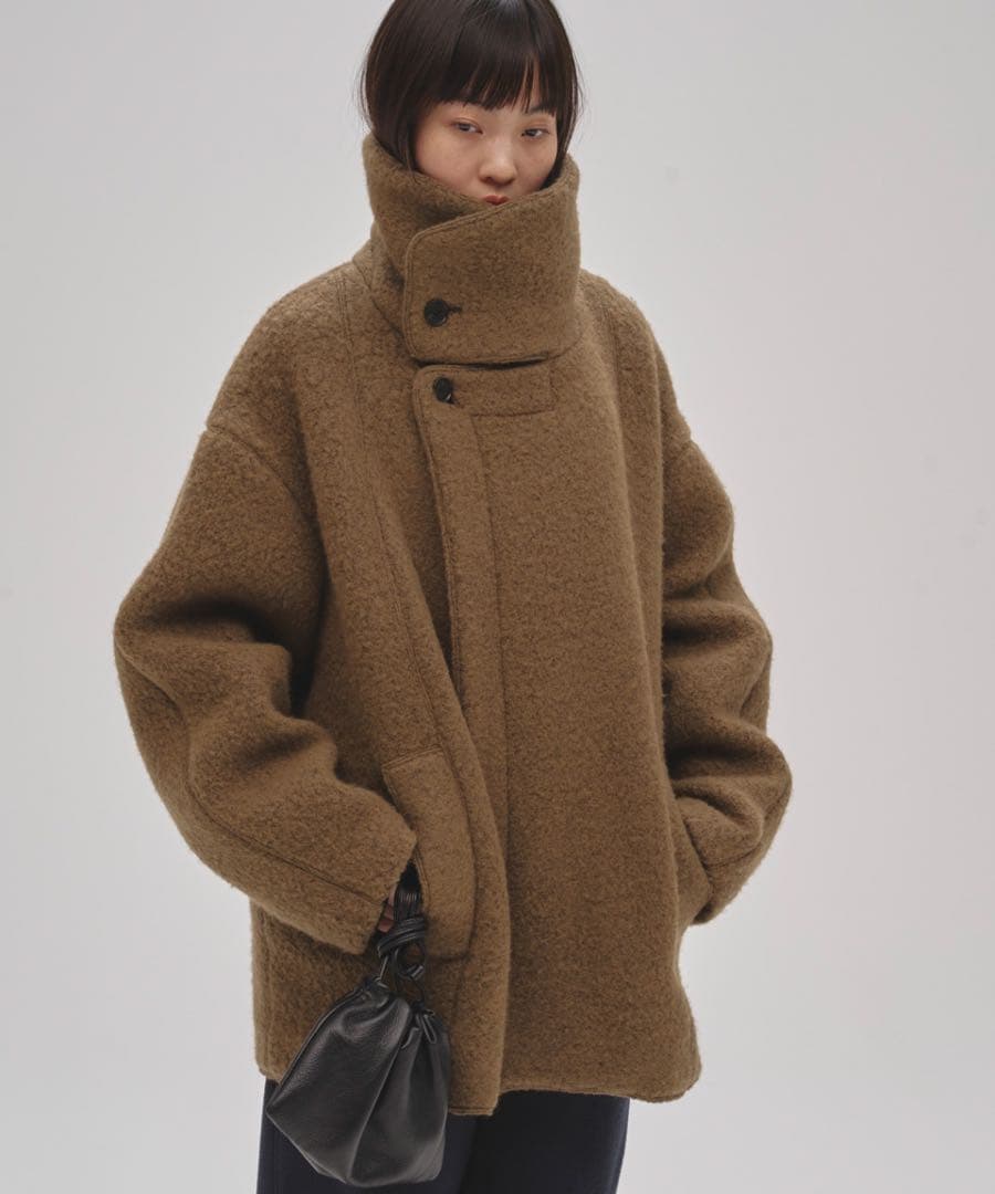 新品　TODAYFUL * Standcollar Boucle Jacket