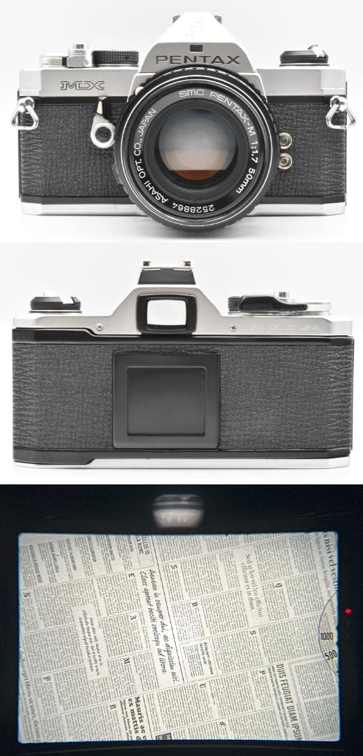 PENTAX MX シルバー SMC PENTAX-M 50mm F1.7