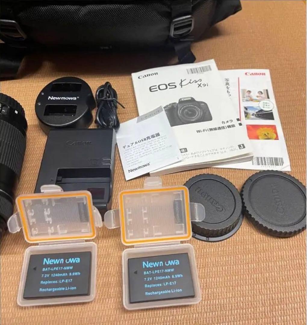 Canon EOS KISS X9i Wズームキット　おまけ多数❗️
