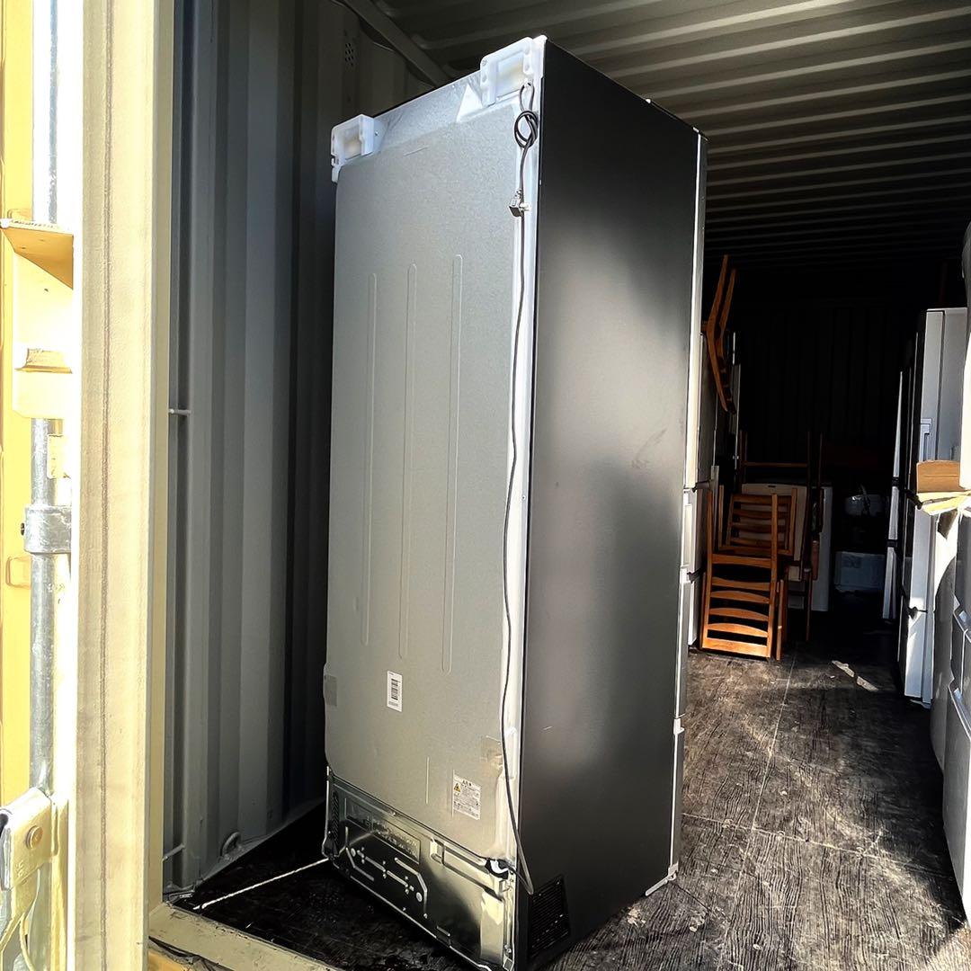 取付無料！日立まるごとチルド 2024年製ステンレスシルバー6ドア冷蔵庫！洗濯機