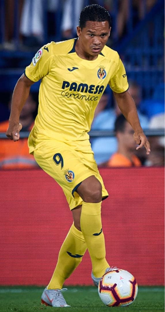 カルロス・バッカ、元コロンビア代表、サイン入り ビジャ・レアル時代のユニホーム