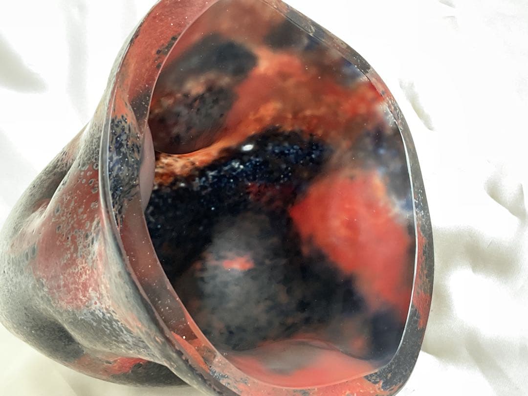 岩田藤七(1893~1980)「ガラス花器」富士山春1961年