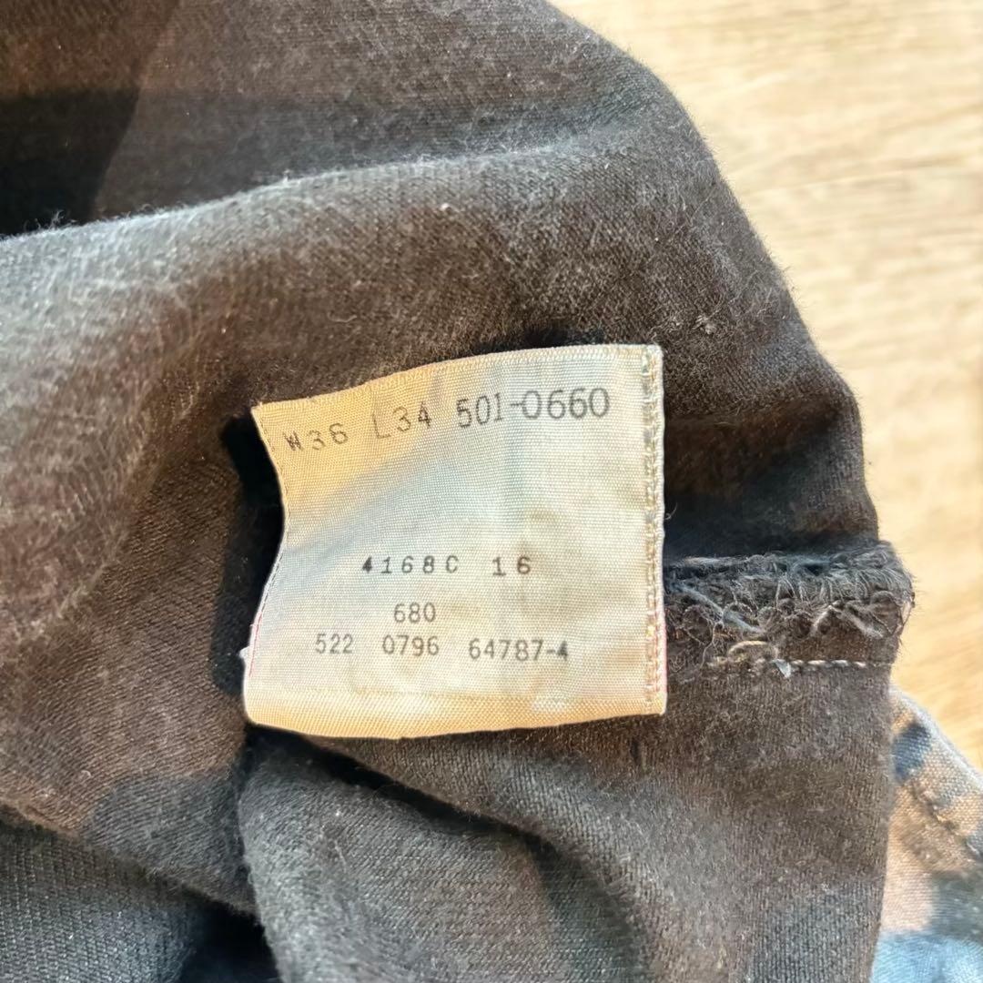 90年代 USA製 Levi’s 501 黒フェード ストレート#477
