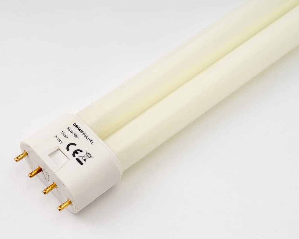 OSRAM コンパクト形蛍光ランプ DULUX L 55W 電球色 8本セット