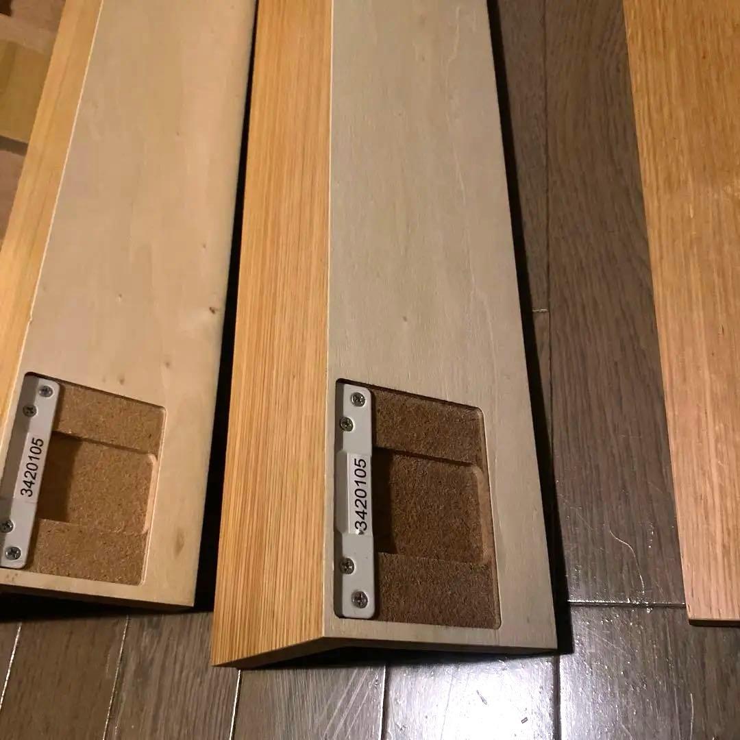 無印良品　壁に取り付けられる家具棚 オーク材　5点