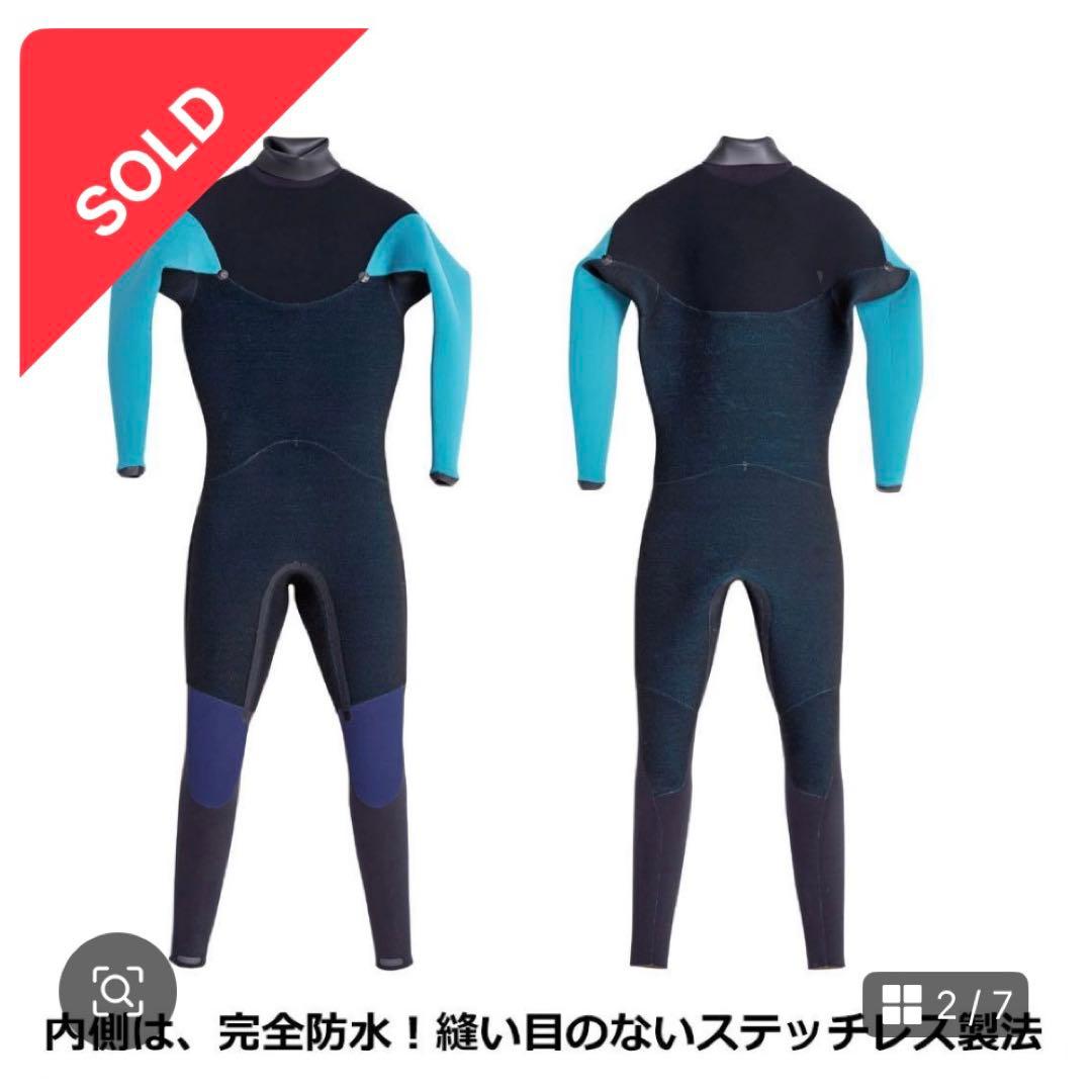 クイックシルバー メンズウェットスーツHybrid U-ZIP