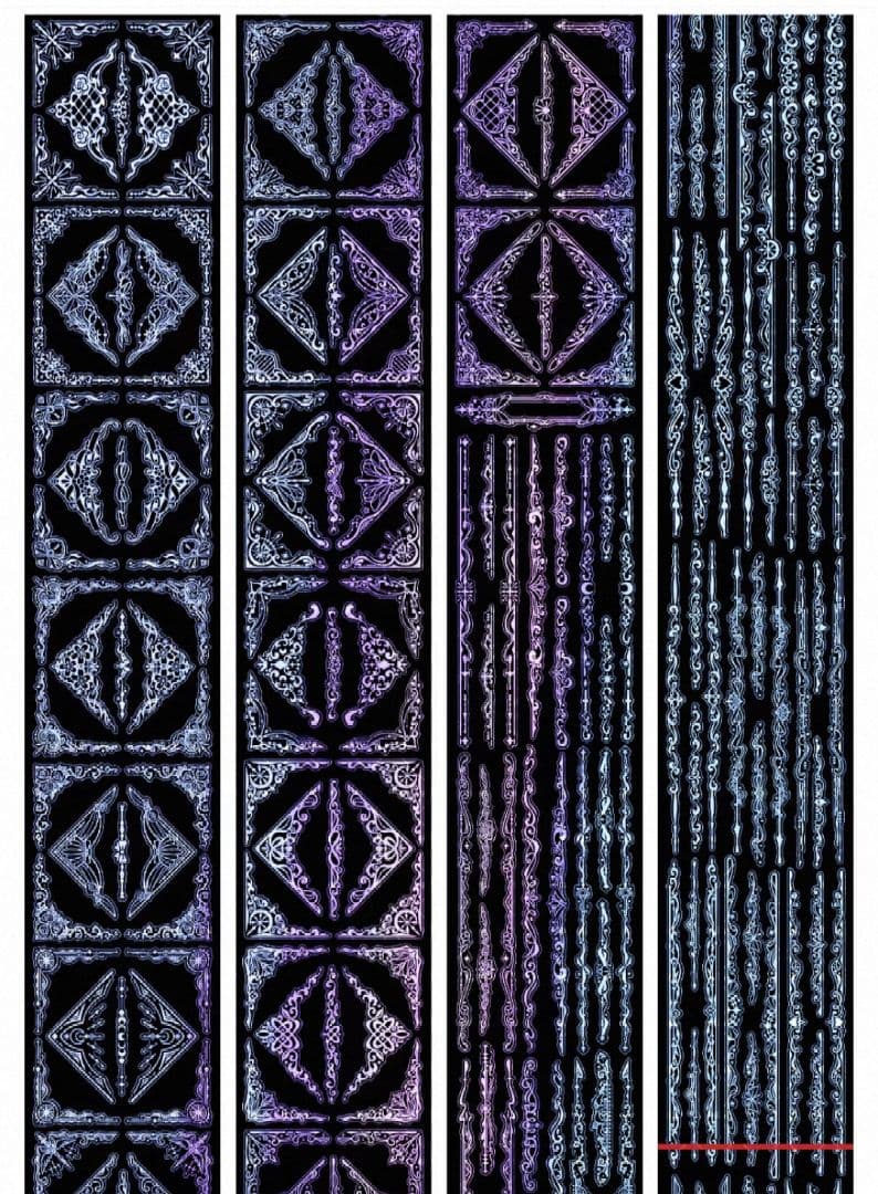 切売 1393★ 海外 マスキングテープ マステ PET 装飾 フレーム 贝壳銀