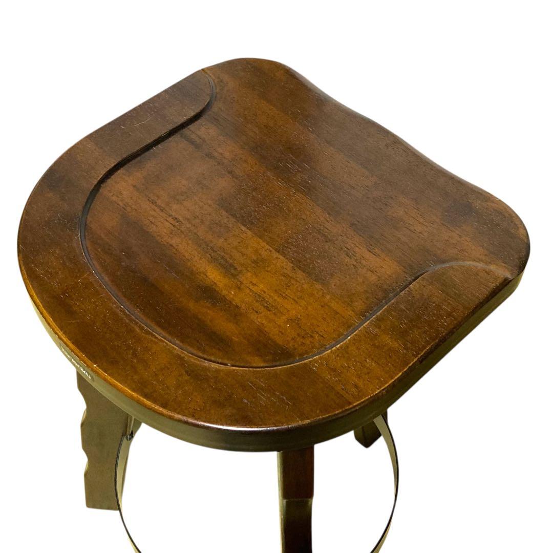 ②【ヴィンテージ】カリモク ルスティック ハイチェア バースツール スツール