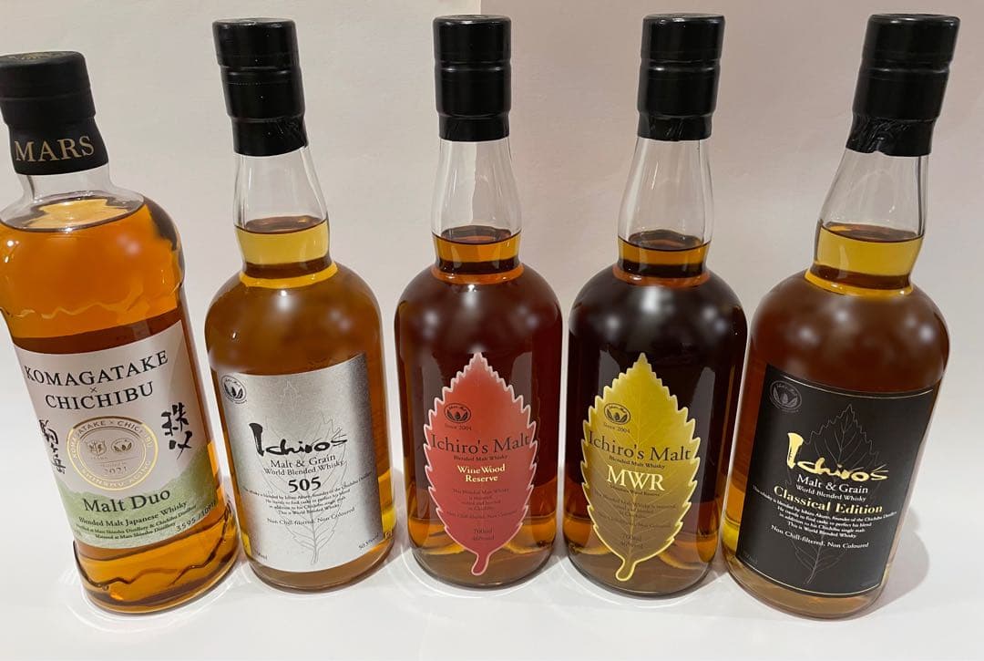 イチローズモルト リーフ 505、駒ヶ岳Duo5本セット