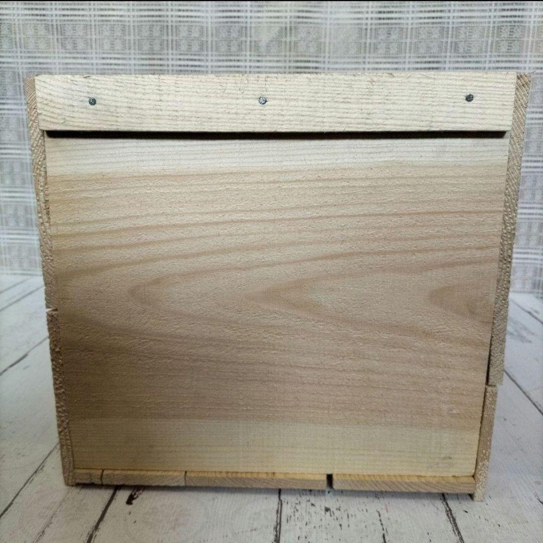 《底上げりんご箱》4箱セット★プランター 収納 木製本棚 キャンプ 木箱★