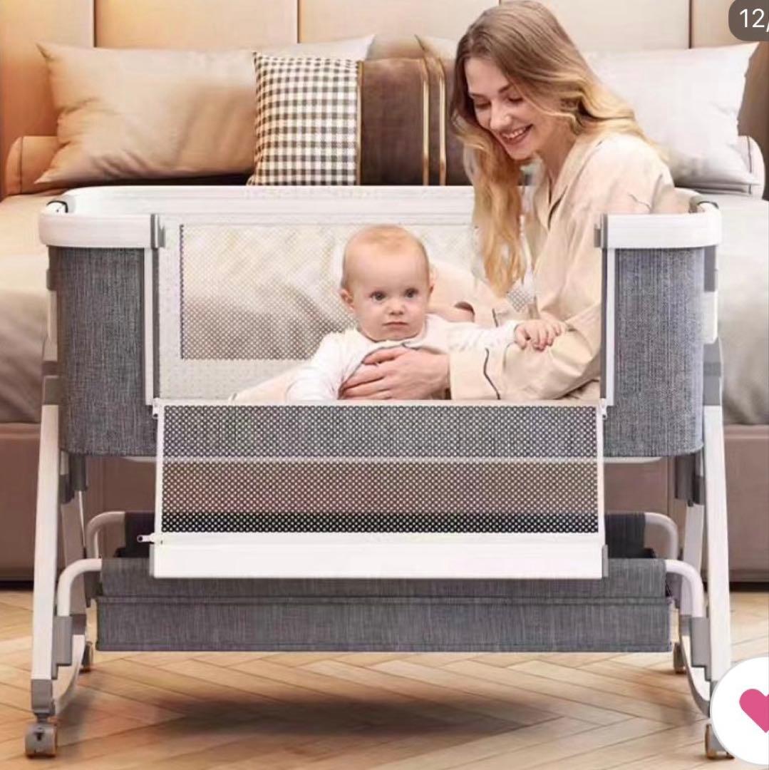 ベビーベッド 添い寝 ミニ 持ち運び ゆりかご 蚊帳ベット インベット セット