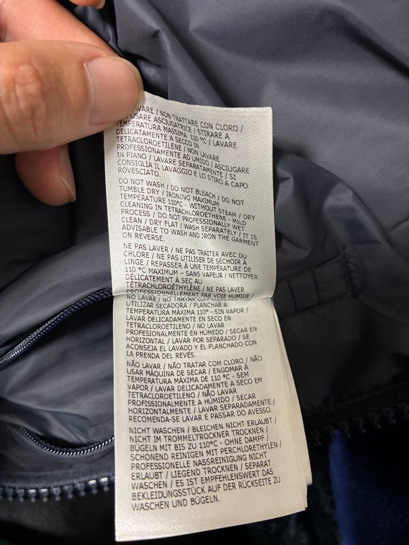 お値下げ依頼　【美品】MONCLER モンジュネーブル　ネイビー